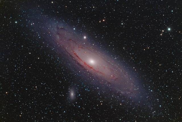 Ilustrasi galaksi Andromeda adalah. Sumber foto: Pixabay.com
