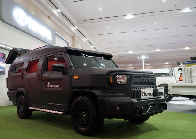 Toyota Hilux Rangga di pameran kendaraan komersial GIICOMVEC 2024. Foto: dok. Toyota Astra Motor