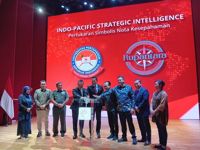 Peluncuran Indo-Pacific Strategic Intelligence (ISI) pada Rabu (8/3) di Perpustakaan Nasional RI. Foto: Dok. Istimewa