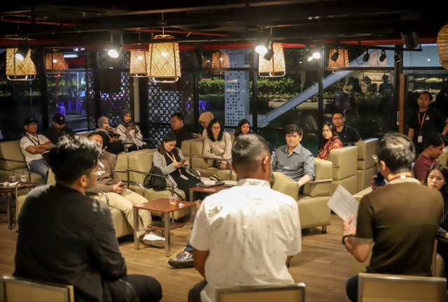 Pembicara dan peserta di kumparan Hangout Coffee Talks. Foto: kumparan