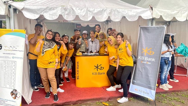 KB Bank mendukung acara Korean Festival Day yang diselenggarakan oleh UGM. Foto: dok. KB Bank