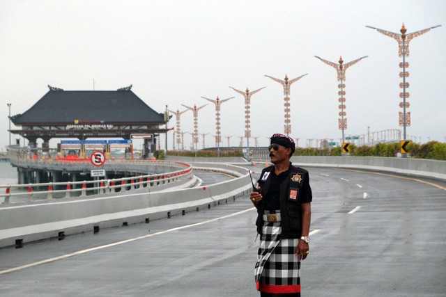 Ilustrasi pecalang Bali. Foto: Nyoman Hendra Wibowo/ANTARA FOTO