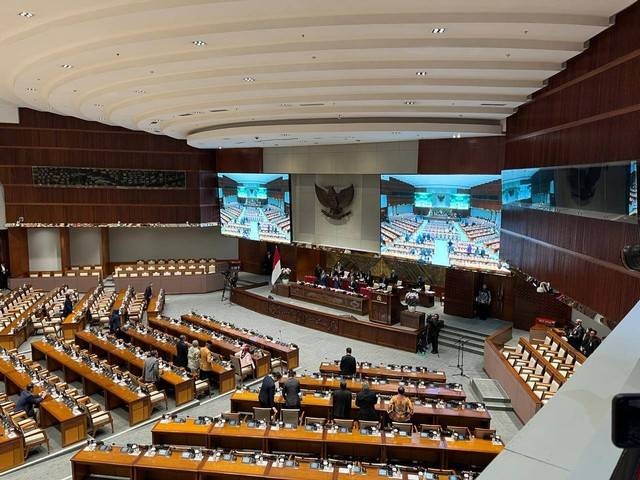 Suasana ruangan DPR RI. Foto: Haya Syahira/kumparan