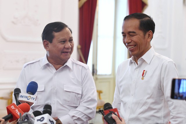 Prabowo dan Joko Widodo di Istana Merdeka. Foto: OJI/Humas Sekretariat Kabinet