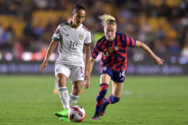 Timnas Wanita AS vs Meksiko di Piala Wanita Emas 2024. Foto: ussoccer.com