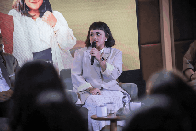 Lizzie Parra di Coffee Chit-chat Sun Life . Foto: Jamal Ramadhan/kumparan