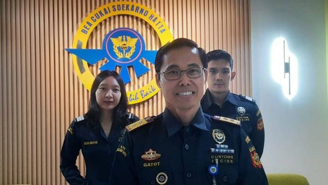 Kepala Kantor Bea Cukai Soekarno-Hatta, Gatot Sugeng Wibowo. Foto: ANTARA/Azmi Samsul Maarif