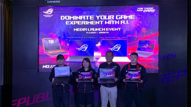 ASUS luncurkan laptop gaming terbaru ROG Zephyrus G14 dan ROG Zephyrus G16. Foto: Habib Allbi Ferdian/kumparan