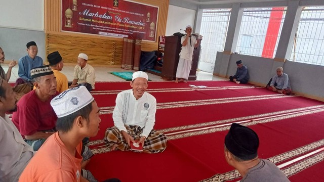 Warga Binaan Rutan Pandeglang Saat Mengikuti Pesantren Ramadhan