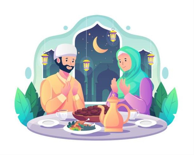 Ilustrasi Hukum Memberi Makan Orang Yang Tidak Puasa, Foto: Unsplash/agny_illustration.