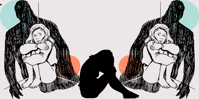 Ilustrasi Kekerasan Seksual. (Design by Calista Dewi)