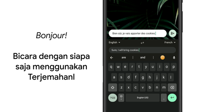 Ilustrasi menerjemahkan pesan di WhatsApp. Foto: Google Play Store  