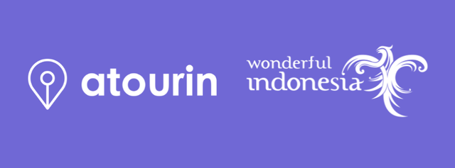 Logo Atourin x Wonderful Indonesia