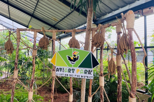 Aviary Park Indonesia hadir di Tangsel, tawarkan pengalaman konservasi yang unik. Foto: Andari Novianti/kumparan