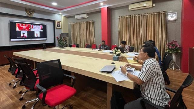Rapat Majelis Wilayah (MPW) Sulawesi Utara yang digelar secara virtual dan dipimpin langsung Kepala Kanwil Kemenkumham Sulut.