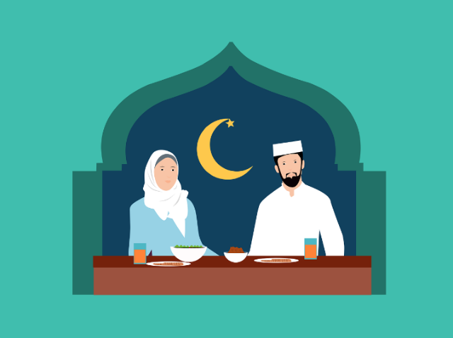 Ilustrasi doa berbuka puasa. Sumber foto: pixabay/Mohamed_hassan