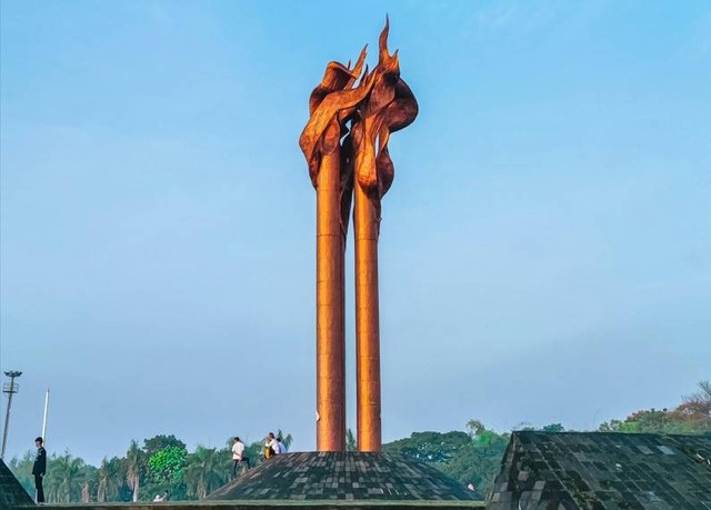 Sejarah Monumen Bandung Lautan Api. Sumber: Unsplash/Raditya Pratama