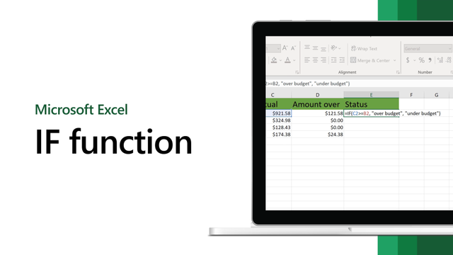 Ilustrasi fungsi IF di Excel. Foto: Microsoft 