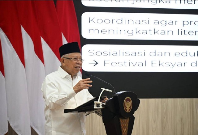 Wakil Presiden RI, Ma'ruf Amin. Wapres minta Istana Kadariah Pontianak dikembangkan jadi wisata religi. Foto: Dok. Adpim Pemprov Kalbar