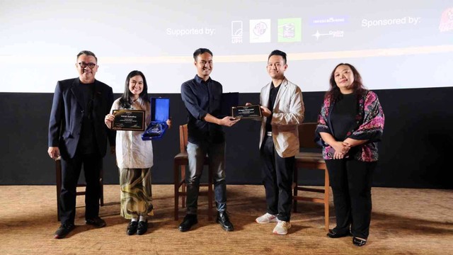 Acara UPH Film Festival (UFF) 2024 yang diadakan Program Studi (Prodi) Desain Komunikasi Visual (DKV) UPH pada 23 Maret 2024 di Studio XXI AEON Mall BSD City, Tangerang.