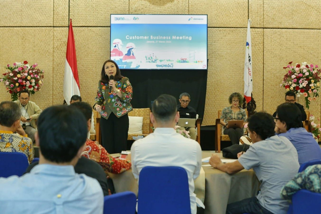 Direktur Sales dan Operasi PGN, Ratih Esti Prihatini dalam Customer Business Gathering di Jakarta, Rabu (27/3/2024). Foto: Dok. PGN