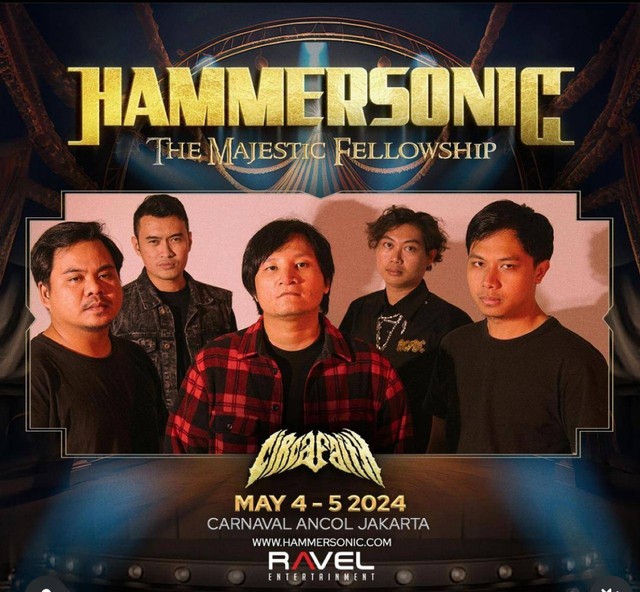 Band Metalcore asal Pontianak, Circafaith akan tampil di Hammersonic Festival 2024. Foto: Instagram @hammersonicfest