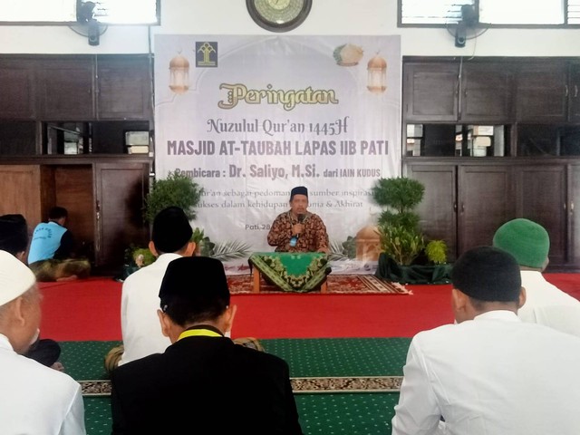 Kegiatan peringatan Nuzulul Qur'an Lapas Pati