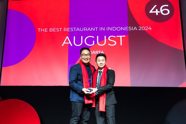 Restoran August Jakarta kembali masuk daftar Asia's 50 Best Restaurants 2024. Foto: August Jakarta