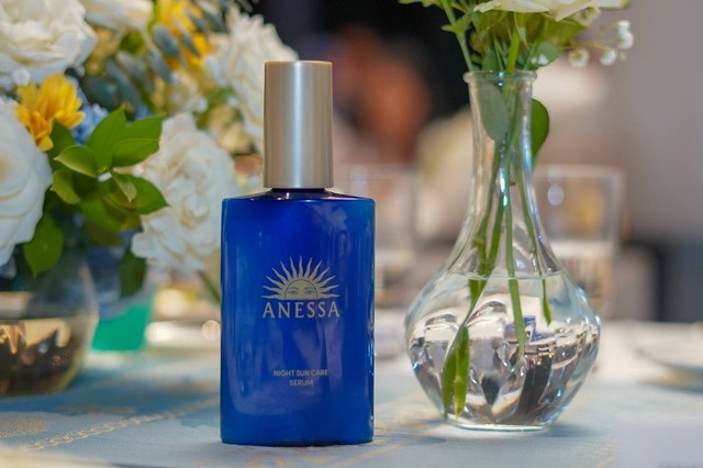 Anessa rilis Night Sun Care Serum untuk perawatan kulit usai terpapar sinar UV. Foto: Anessa