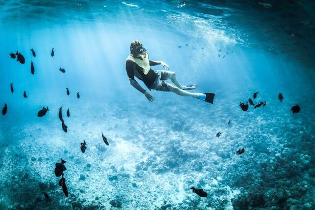 Lokasi snorkeling di Bali. Foto hanya ilustrasi, bukan tempat sebenarnya. Sumber: pexels.com