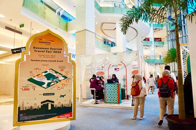 Suasana Danamon Syariah Travel Fair 2024. Foto: istimewa