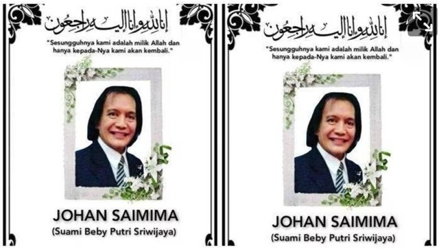 Aktor senior Johan Saimima meninggal dunia di Palembang, Sumatera Selatan,  pada Minggu (7//2024).
 Foto: Humas PARFI