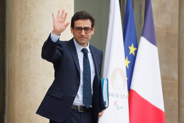 Menteri Luar Negeri Prancis Stephane Sejourne. Foto: ludovic MARIN / AFP