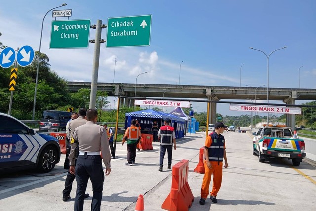Jalan Tol Bocimi dibuka lagi H+1 Lebaran. Foto: Kementerian PUPR