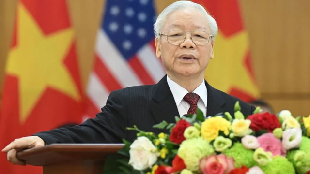 Sekretaris Jenderal Partai Komunis, Nguyen Phu Trong.