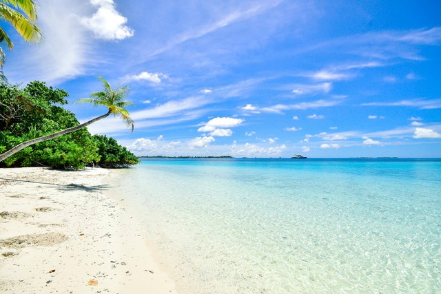 Ilustrasi untuk contoh cerita liburan ke pantai bersama keluarga. Sumber: pexels.com/Asad Photo Maldives