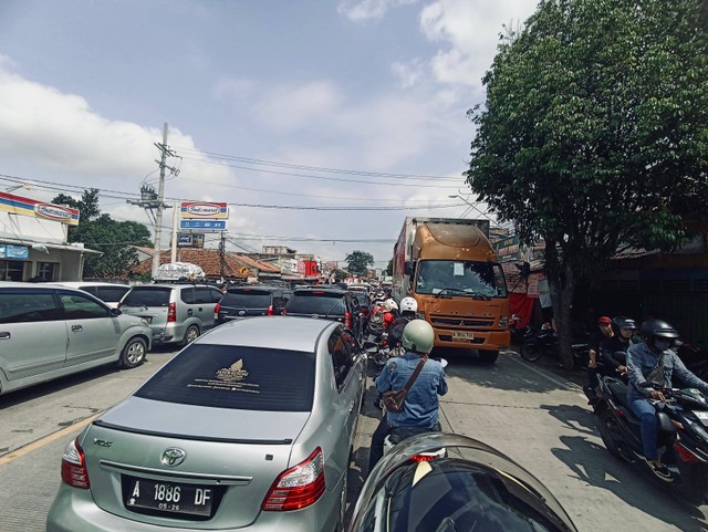 Dok. Pribadi (padatnya jalanan di arus mudik lebaran)