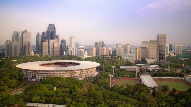 Gelora Bung Karno. Foto hanya ilustrasi, bukan tempat sebenarnya. Sumber:Unsplash/Dino Januarsa