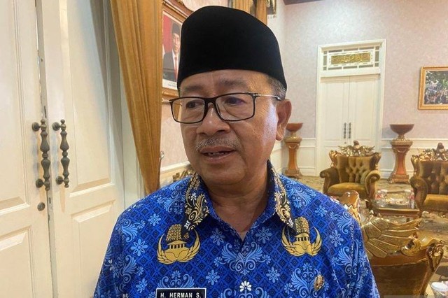 Bupati Cianjur Jawa Barat, Herman Suherman. Foto: Ahmad FikrI/Antara Foto