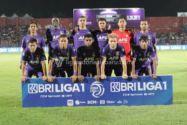 Persik Kediri dalam sebuah laga putaran kedua Liga 1 2023/24. Foto: Situs web resmi Liga Indonesia Baru