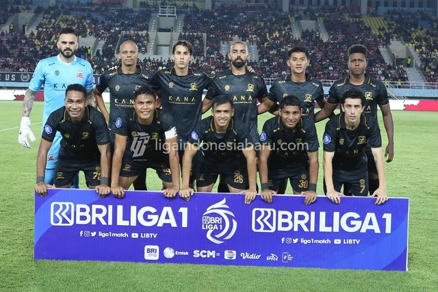 Madura United dalam sebuah laga putaran kedua Liga 1 2023/24. Foto: Situs web resmi Liga Indonesia Baru