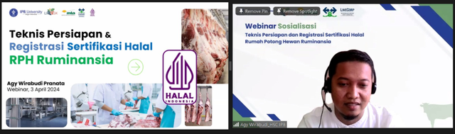 HSC IPB University Adakan Sosialisasi Pentingnya Sertifikasi Halal RPH Ruminansia