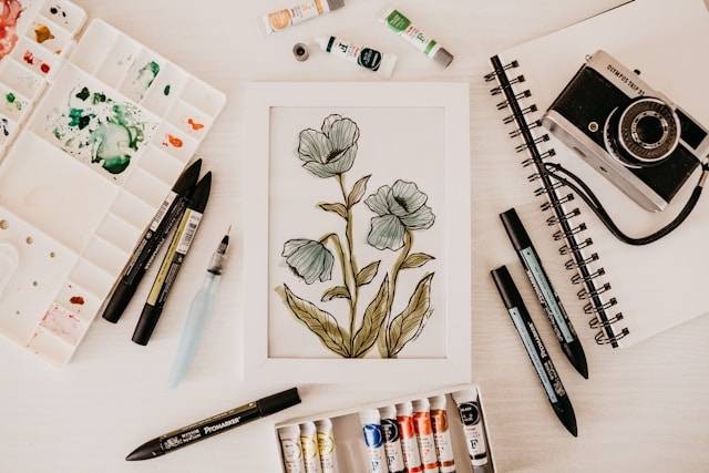 Ilustrasi Teknik Melukis Impresionisme dengan Minyak. Foto: dok. Unsplash/Jonathan Borba