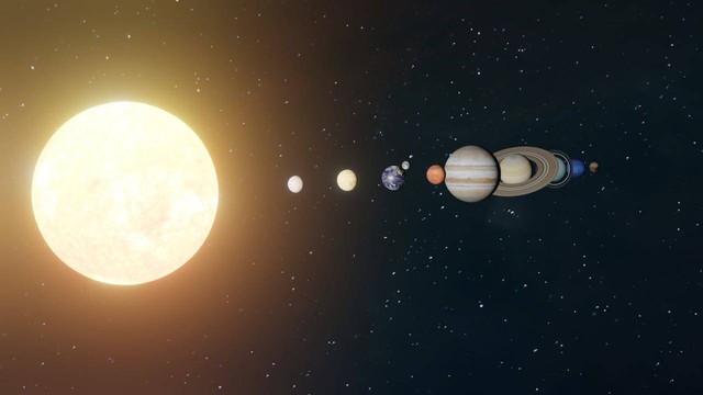 Ilustrasi benda langit yang berputar berlawanan arah dengan Matahari adalah. Sumber: pexels.com
