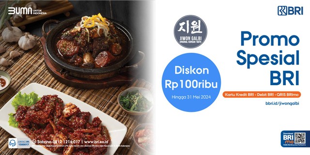 Promo BRI diJiwon Galbi. Foto: BRI.