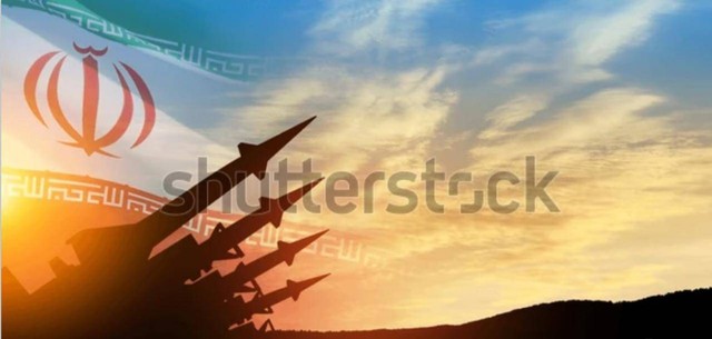 Serangan Iran ke Israel pada 13 April 2024 (Foto: Shutterstock)