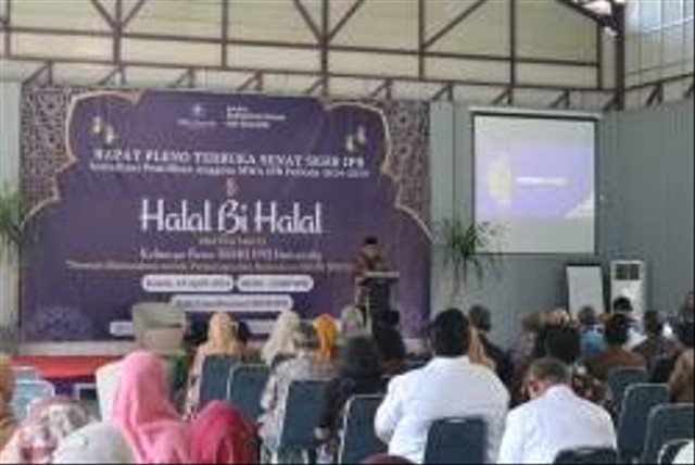 SKHB IPB Adakan Halal Bihalal Sekaligus Sosialisasi Pemilihan Anggota MWA