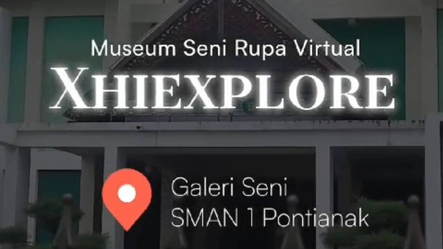 Museum Seni Rupa Virtual SMAN 1 Pontianak. Foto: Dok. Istimewa