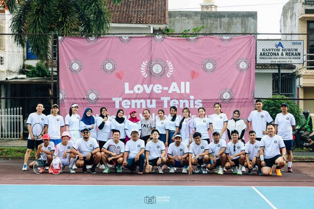 Komunitas Temu Tenis Club Lampung. | Foto: ist