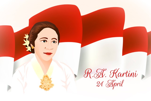 Perayaan Hari Kartini. Ilustrasi: Freepik.